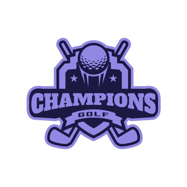 Champions Golf logo template Thumbnail